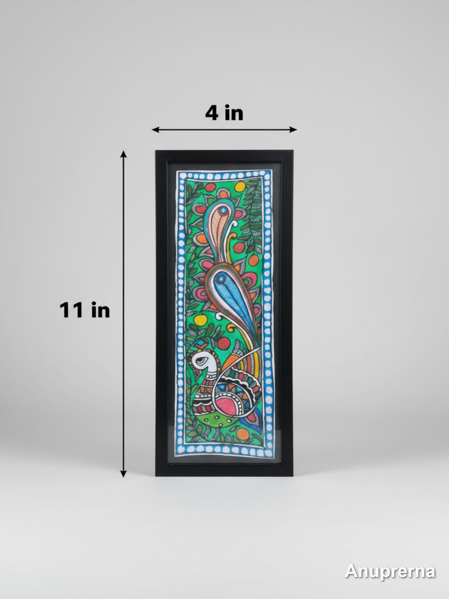 Finest Bird Madhubani Wall Art Decor