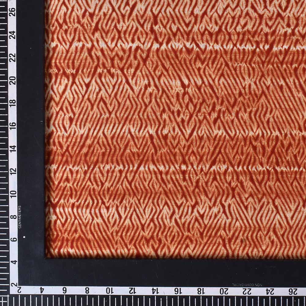 ABSTRACT MAROON SHIBORI 90 GSM MERCERISED COTTON FABRIC 59