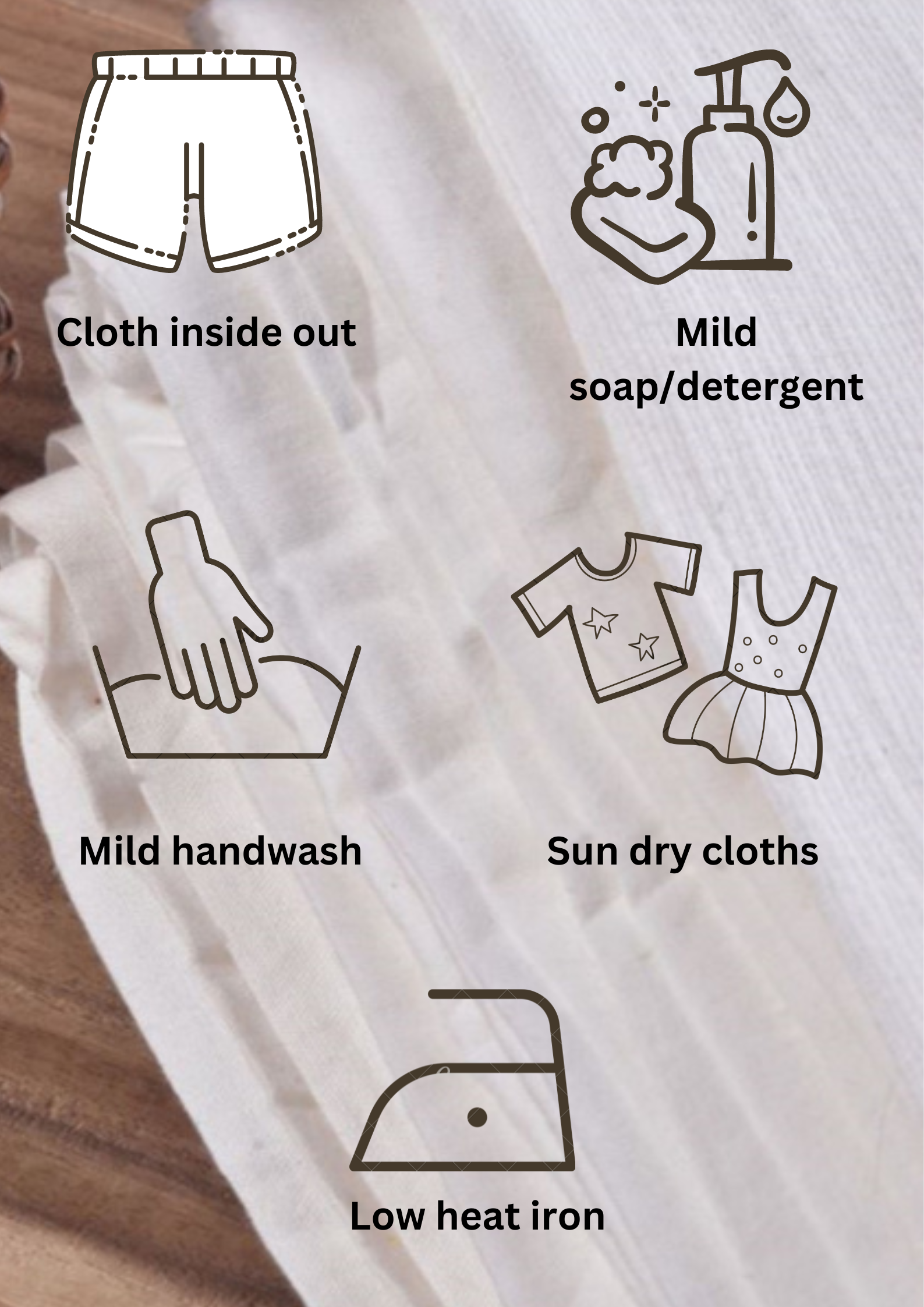 wash/care instructions for khadi fabric