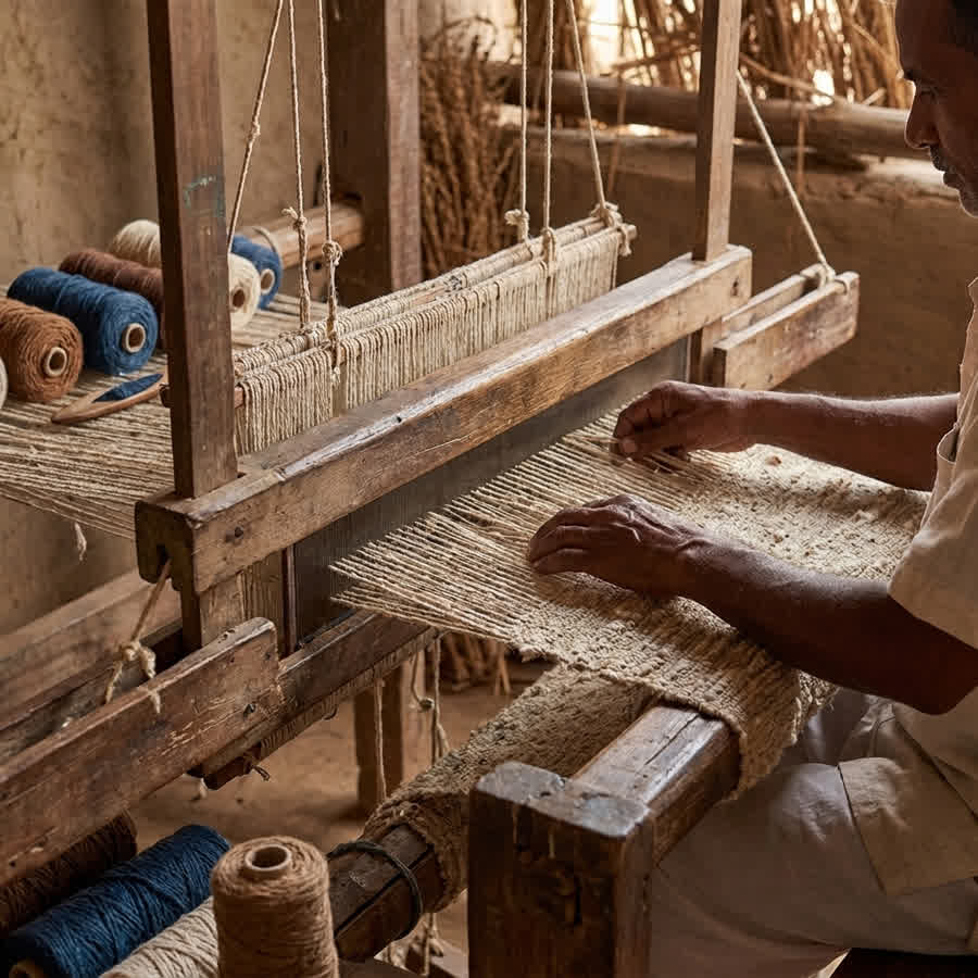 The Handloom Advantage: Why Artisanal Waffle Outperforms Powerloom — Anuprerna handloom