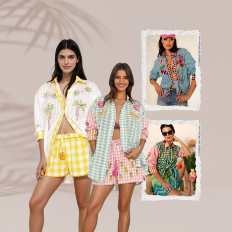 Apparel design sketches planning for a small womenswear collection, showing garment illustrations, silhouette development, and sketching during the apparel sampling stage.