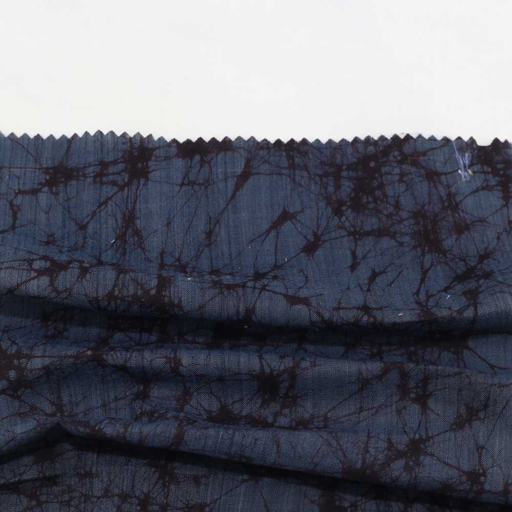 ABSTRACT BLUE GREY BATIK COTTON 95 GSM FABRIC - HAND PRINTED