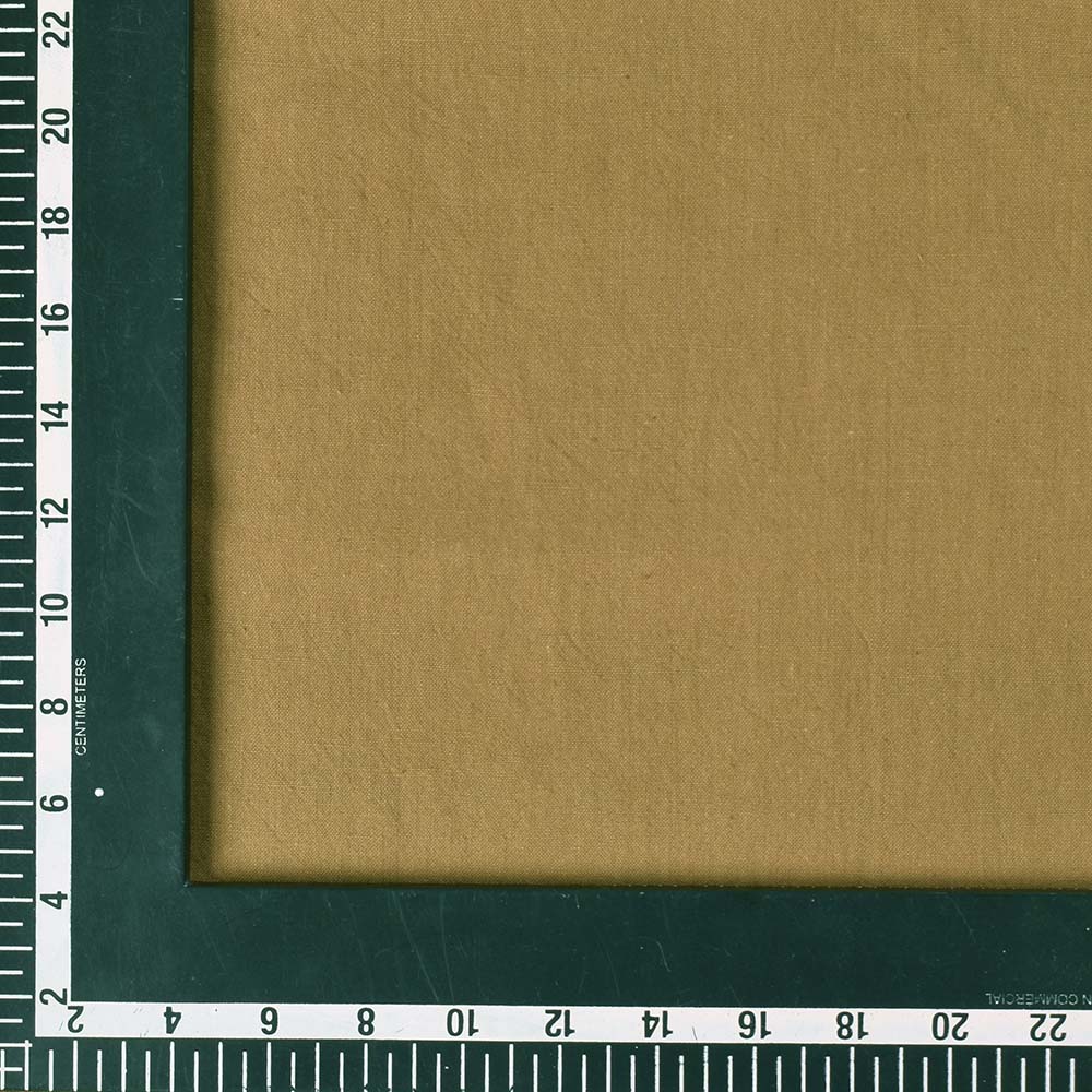 PLAIN OLIVE KHADI COTTON 120 GSM HANDWOVEN FABRIC