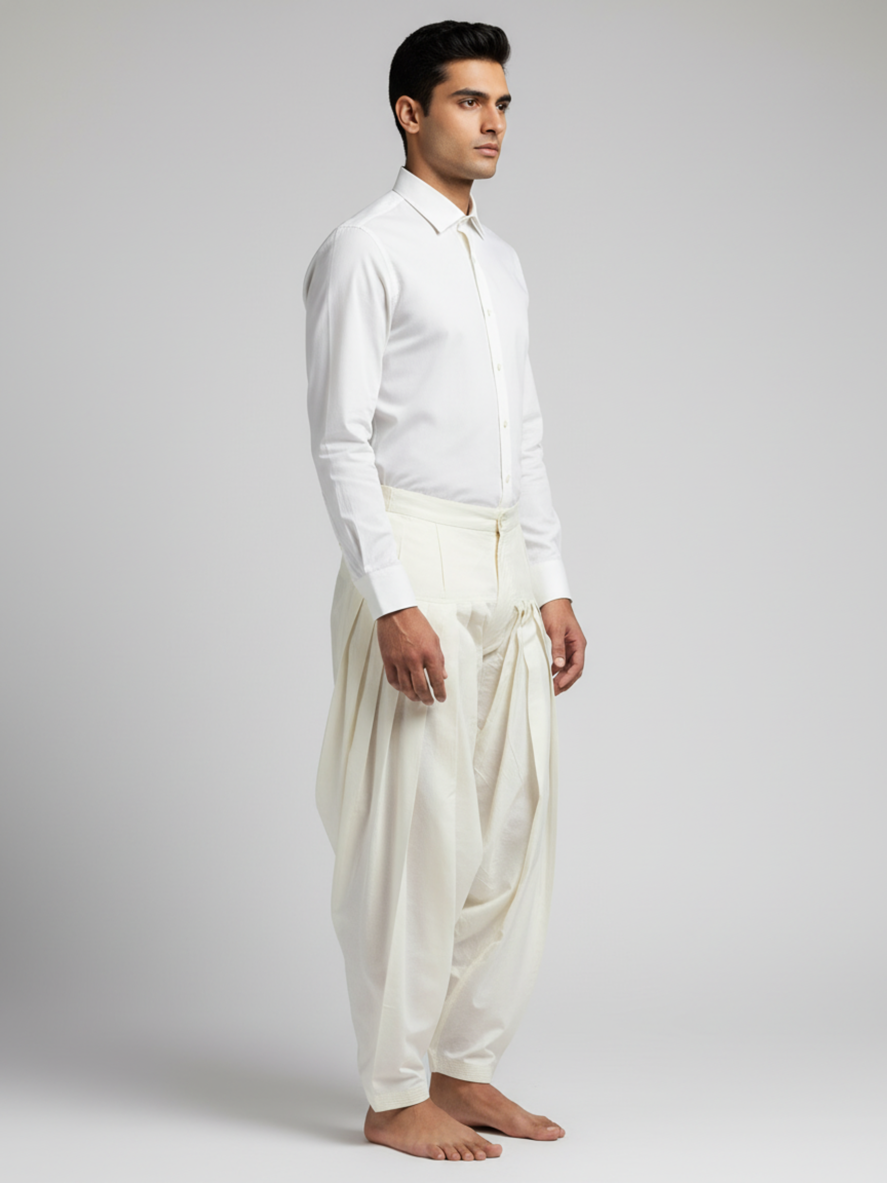 Men's Pleated Salwar Pants