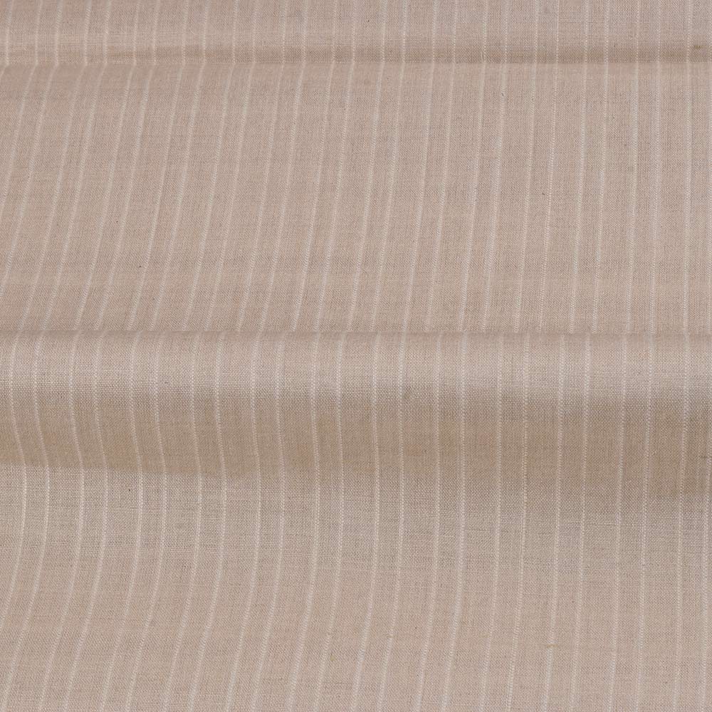 PLAIN NATURAL MUGA SILK & COTTON BLEND 90 GSM HANDWOVEN FABRIC