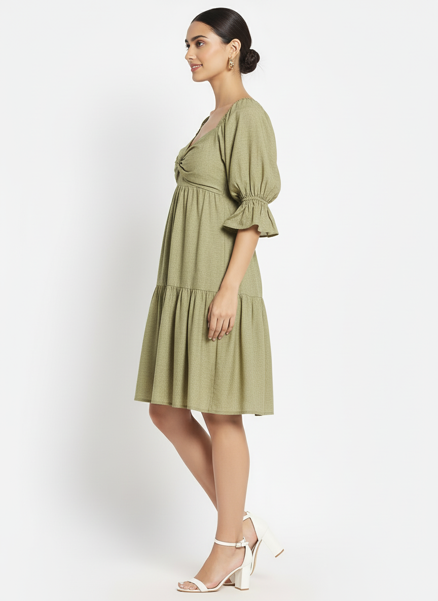 Gathered Cottage Dress