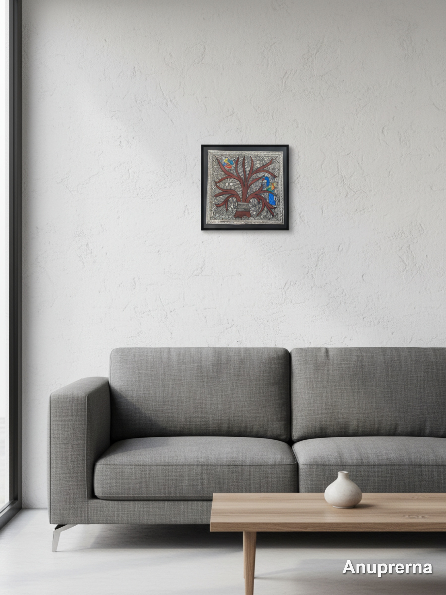 Tree Of Life Madhubani Wall Art Decor