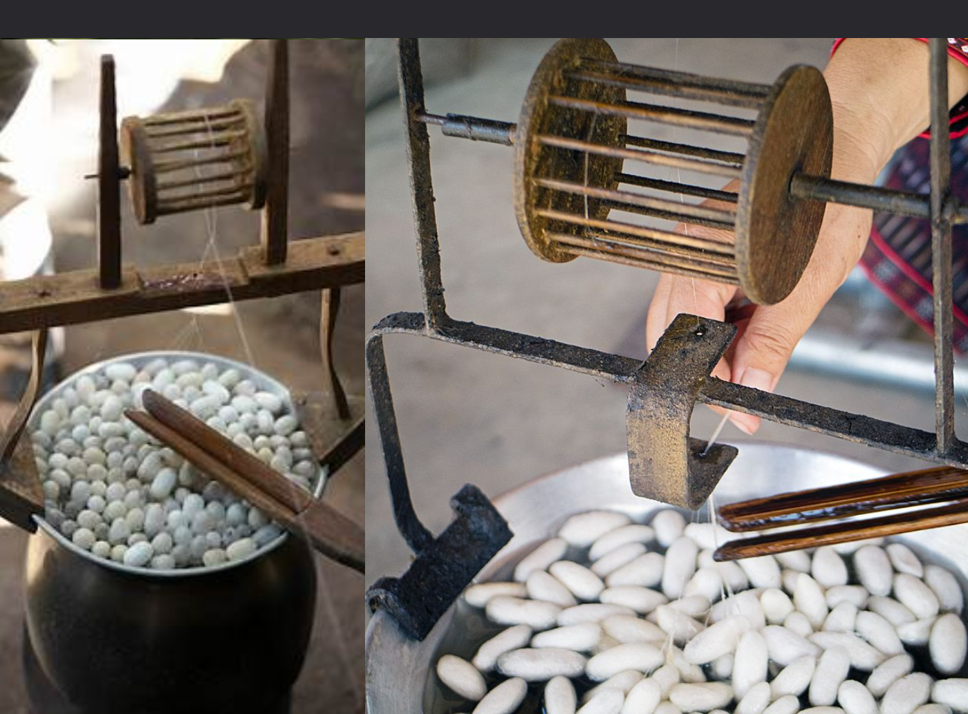Reeling of Silk Yarns