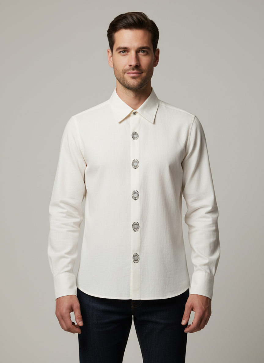 Dandelion Embroidery Shirt