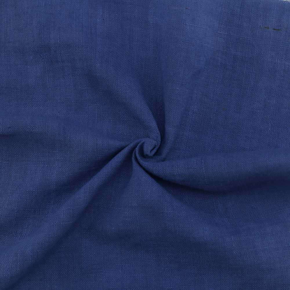 Solid Blue Khadi 120 GSM Fabric - Handspun & Handwoven