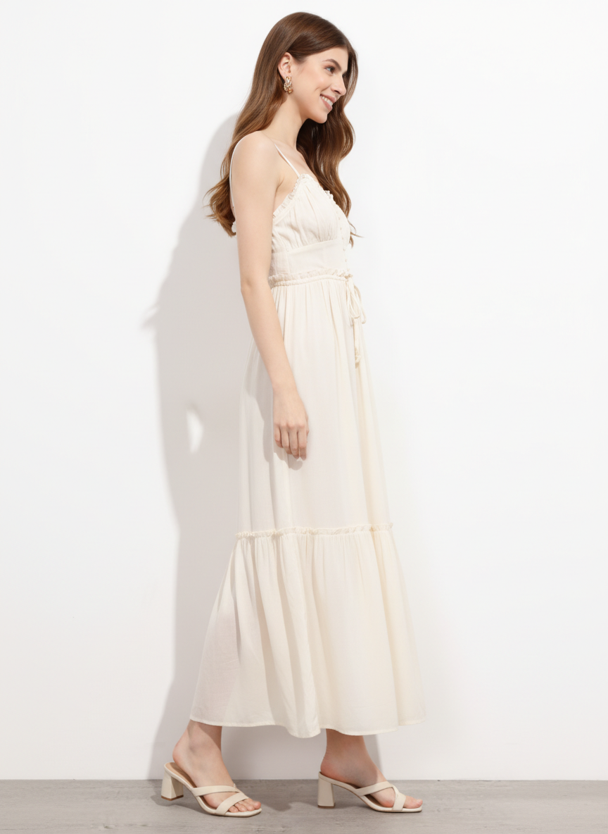 Tiers Of Gathers Long Dress