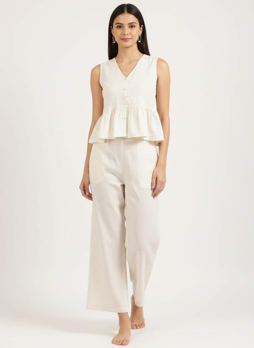 Peplum Full Length Co-ord Set