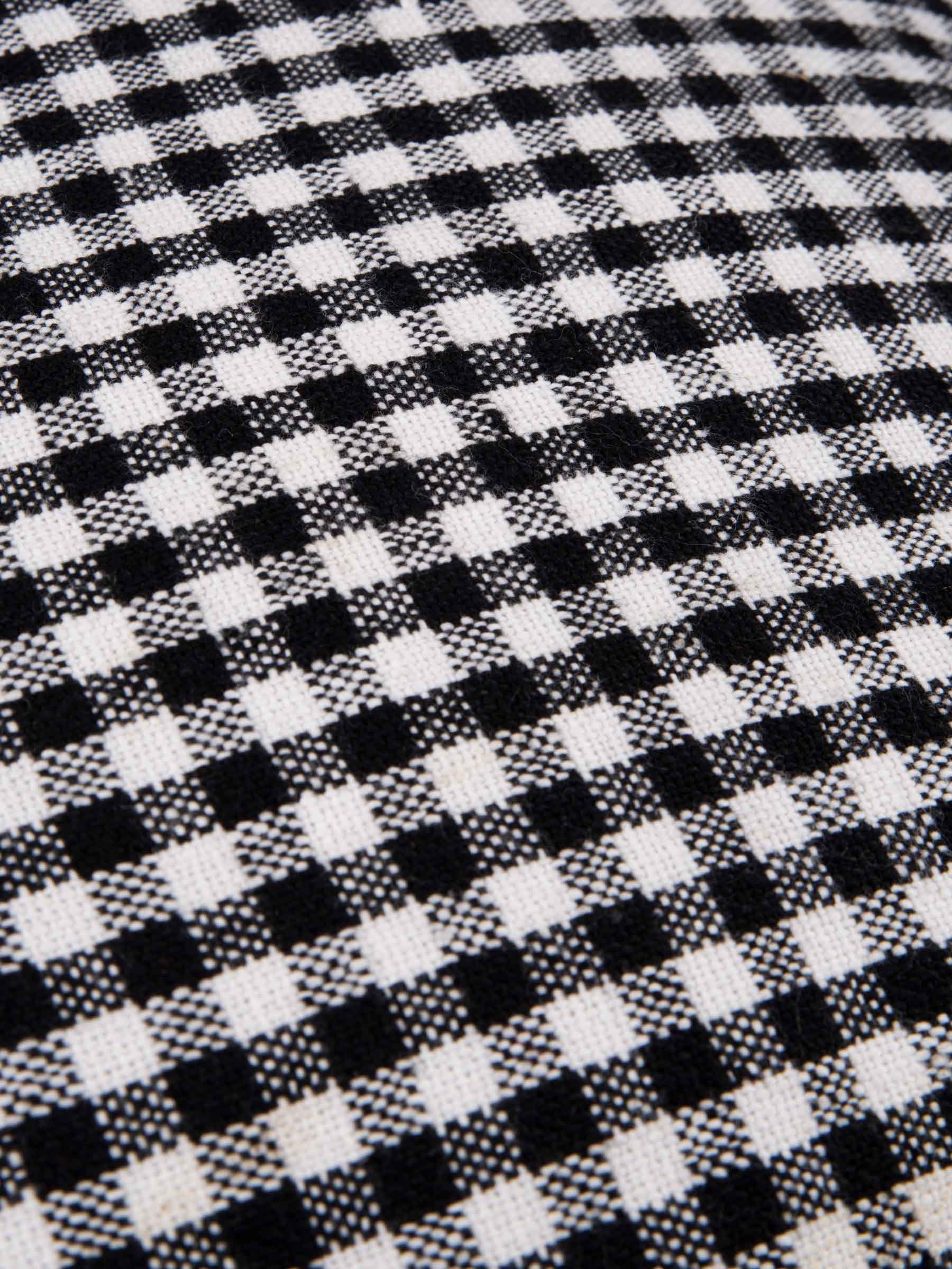 Gingham Check Square Cushion Cover 