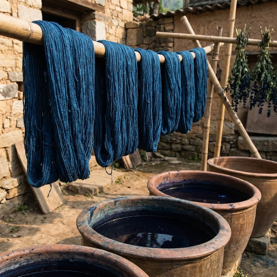Solving the Effluent Crisis: Khadi Denim and Natural Indigo Integration — Anuprerna handloom