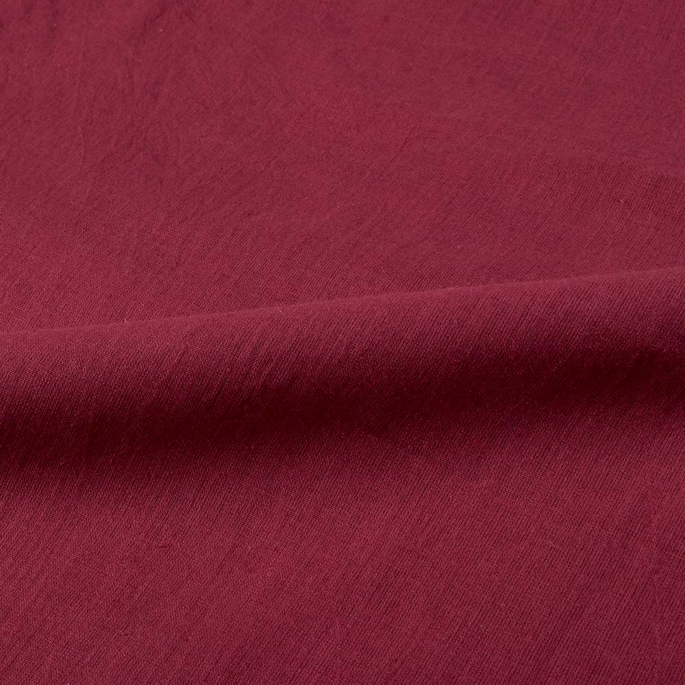 PLAIN RED KHADI COTTON 65 GSM HANDWOVEN FABRIC