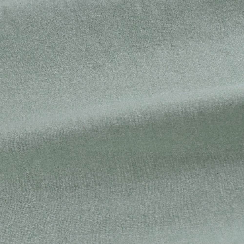 CHAMBRAY LIGHT GREEN KHADI COTTON 62 GSM HANDWOVEN FABRIC