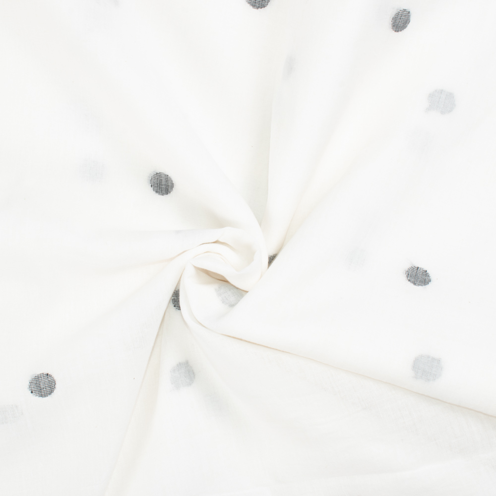 Geometric Cream Jamdani Pure Cotton 55 GSM Fabric 44