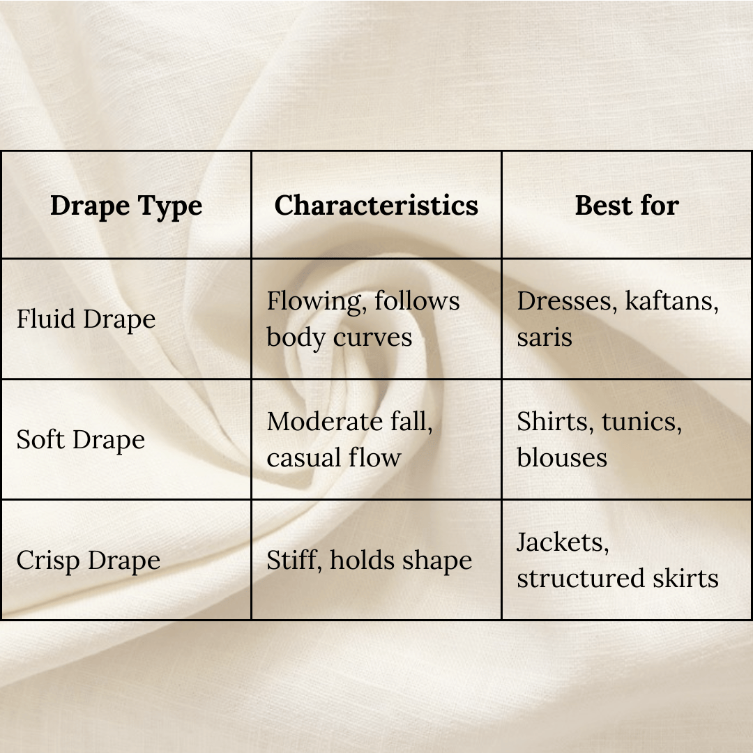 Types of Drape