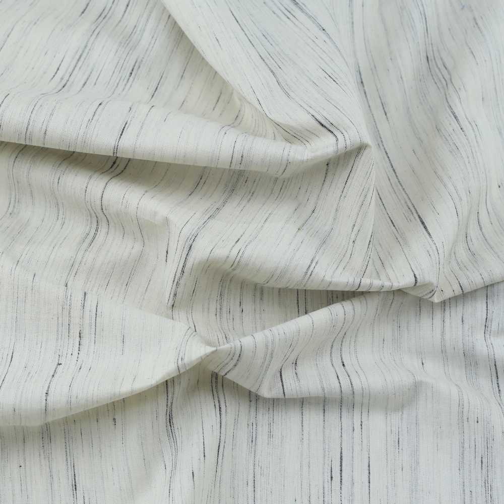 Handspun Cotton Khadi 105 GSM Fabric | Design-Stripes F