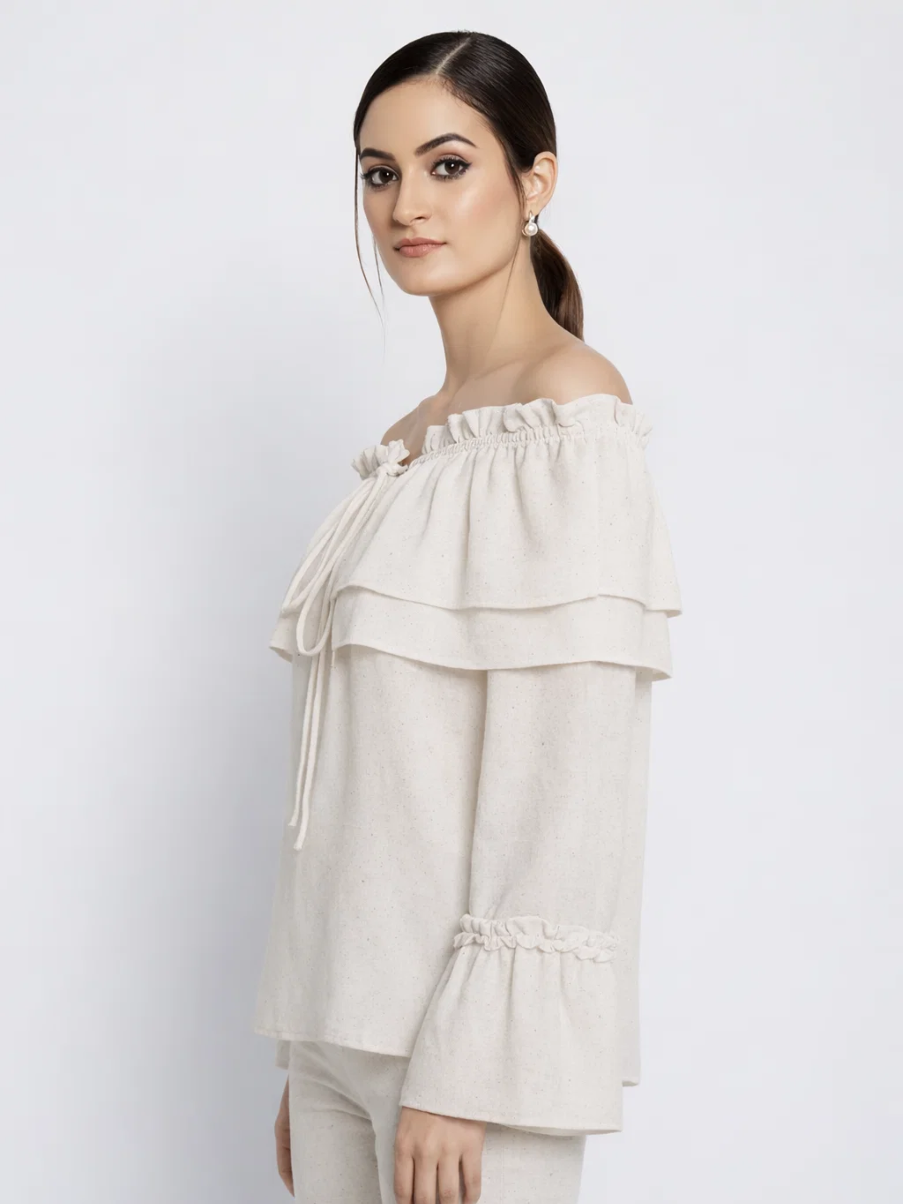 Off Shoulder Ruffled Top