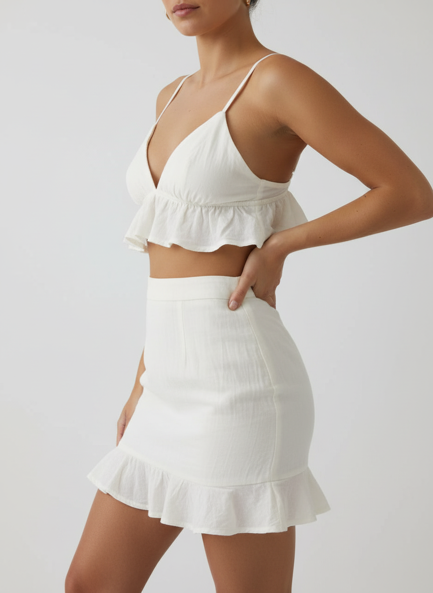 Ruffled Beach Co-ord Set