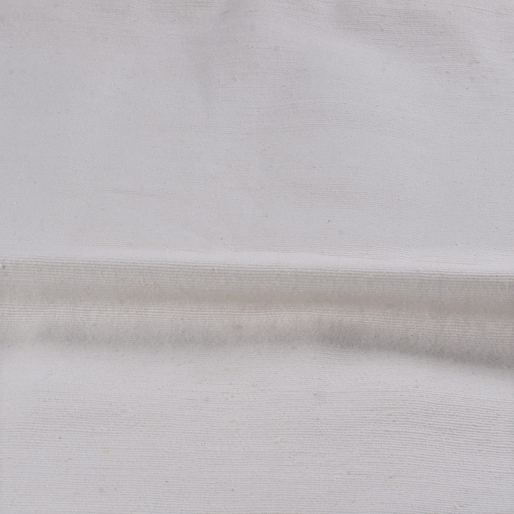 Plain White Hemp & Cotton 360 GSM Handwoven Fabric
