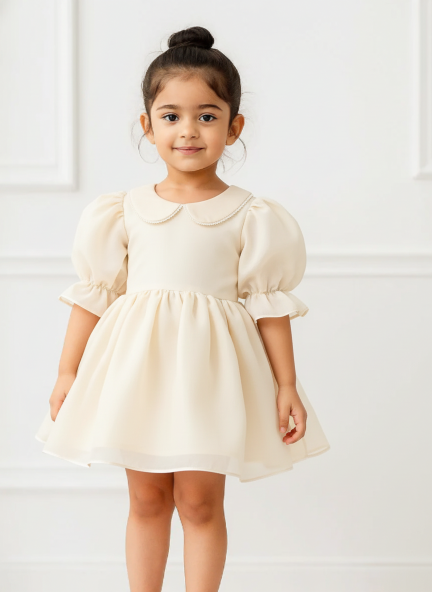 Gathered Cloud Dress