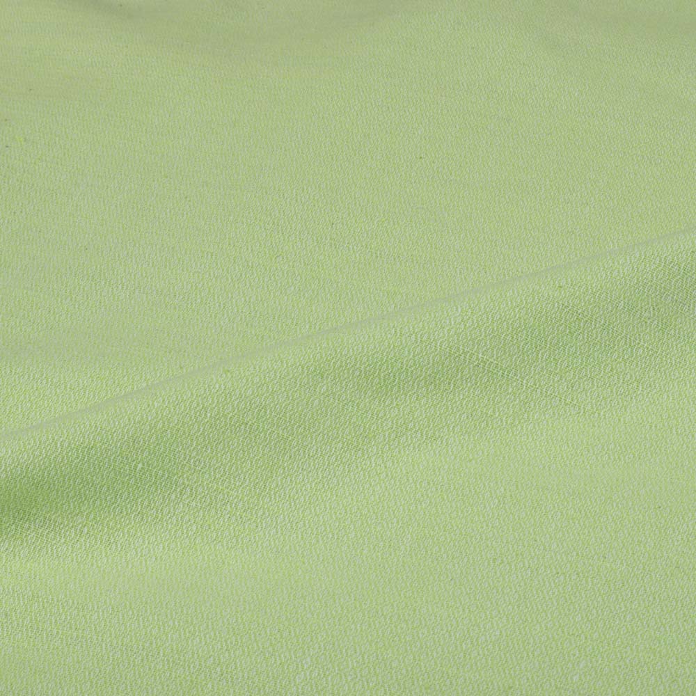 Diamond Twill Lime Green Cotton Khadi 120 GSM Handwoven Fabric