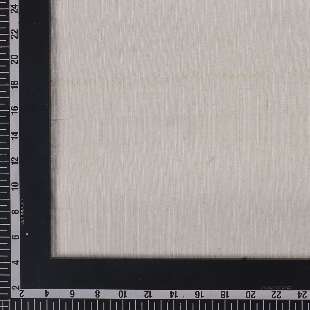 STRIPE CREAM PURE COTTON 80 GSM HANDWOVEN FABRIC