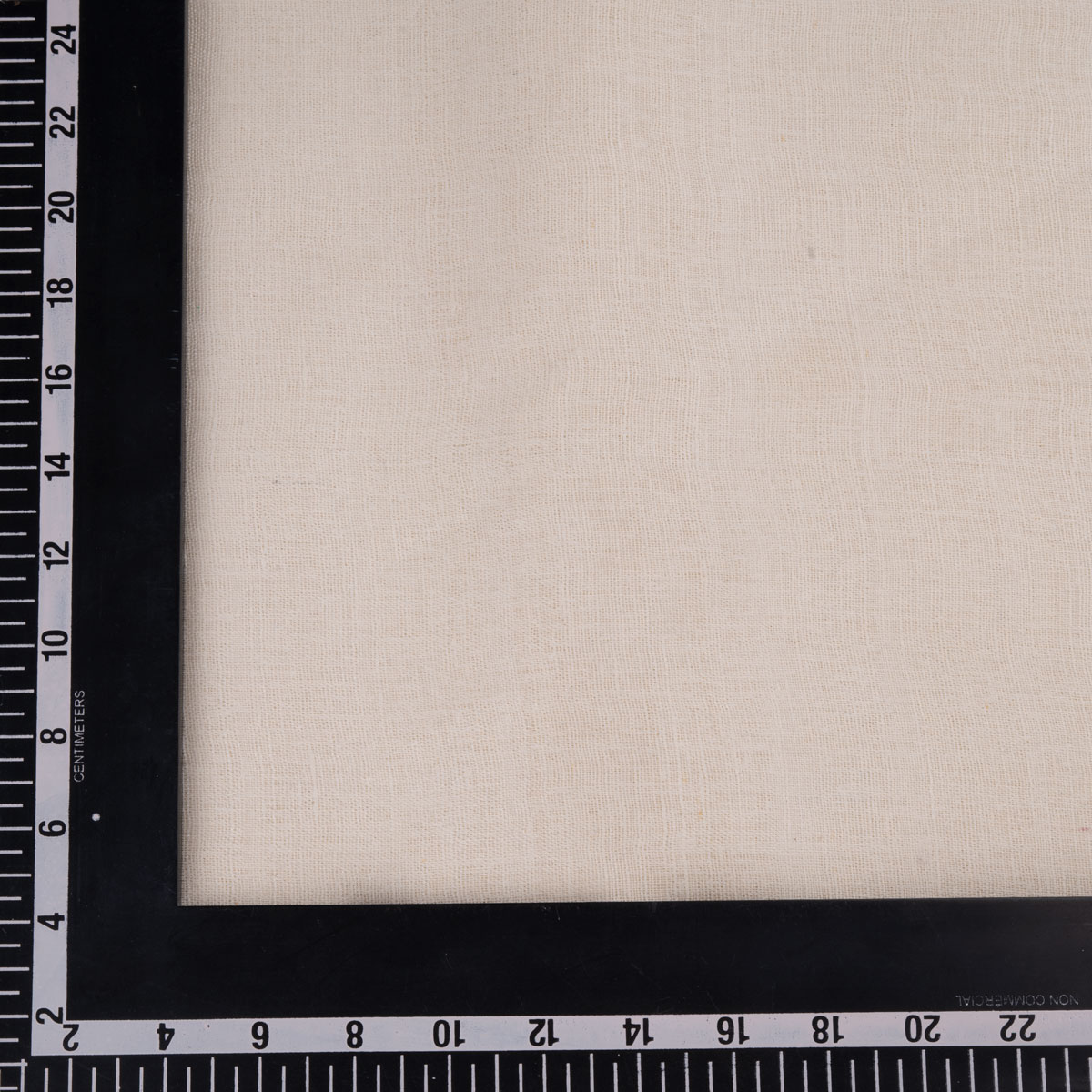 PLAIN NATURAL MATKA SILK & MERCERISED COTTON BLEND 85 GSM HANDWOVEN FABRIC