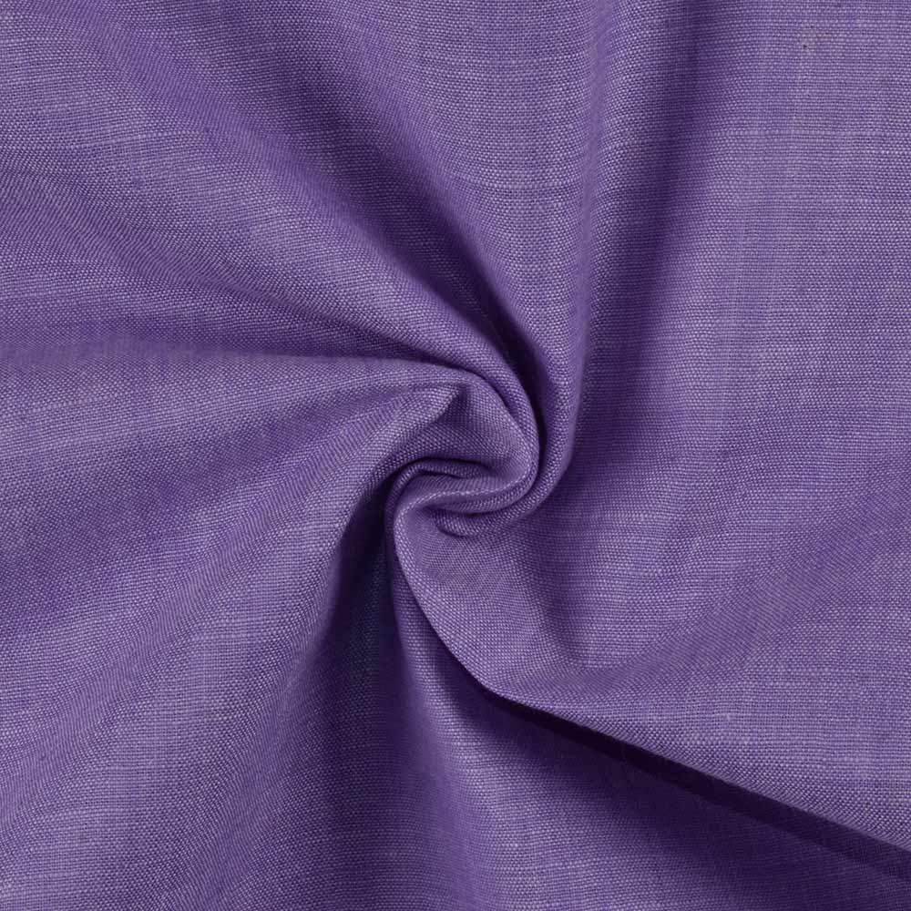 Chambray Lilac Khadi Cotton 158 GSM Handwoven Fabric