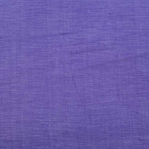 Chambray Purple Khadi Cotton 158 GSM Handwoven Fabric