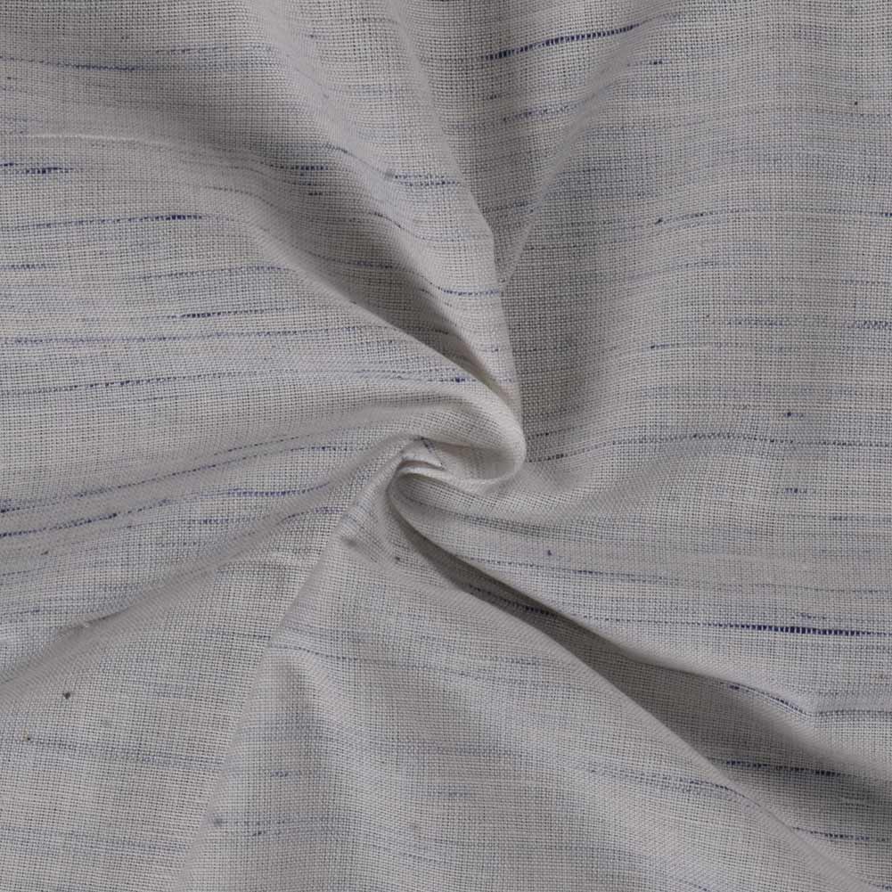 Futki Navy Blue Khadi Cotton 92 GSM Handwoven Fabric