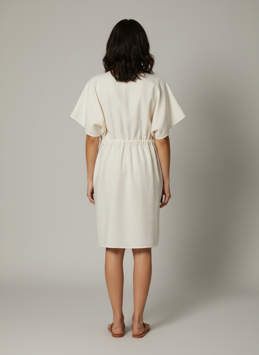 Kaftan Dress With Belt