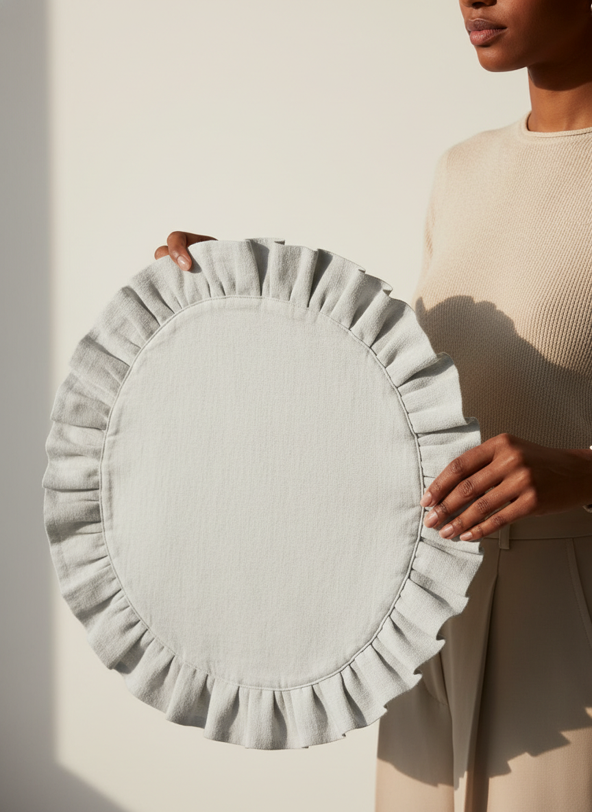 Round Ruffle Placemat