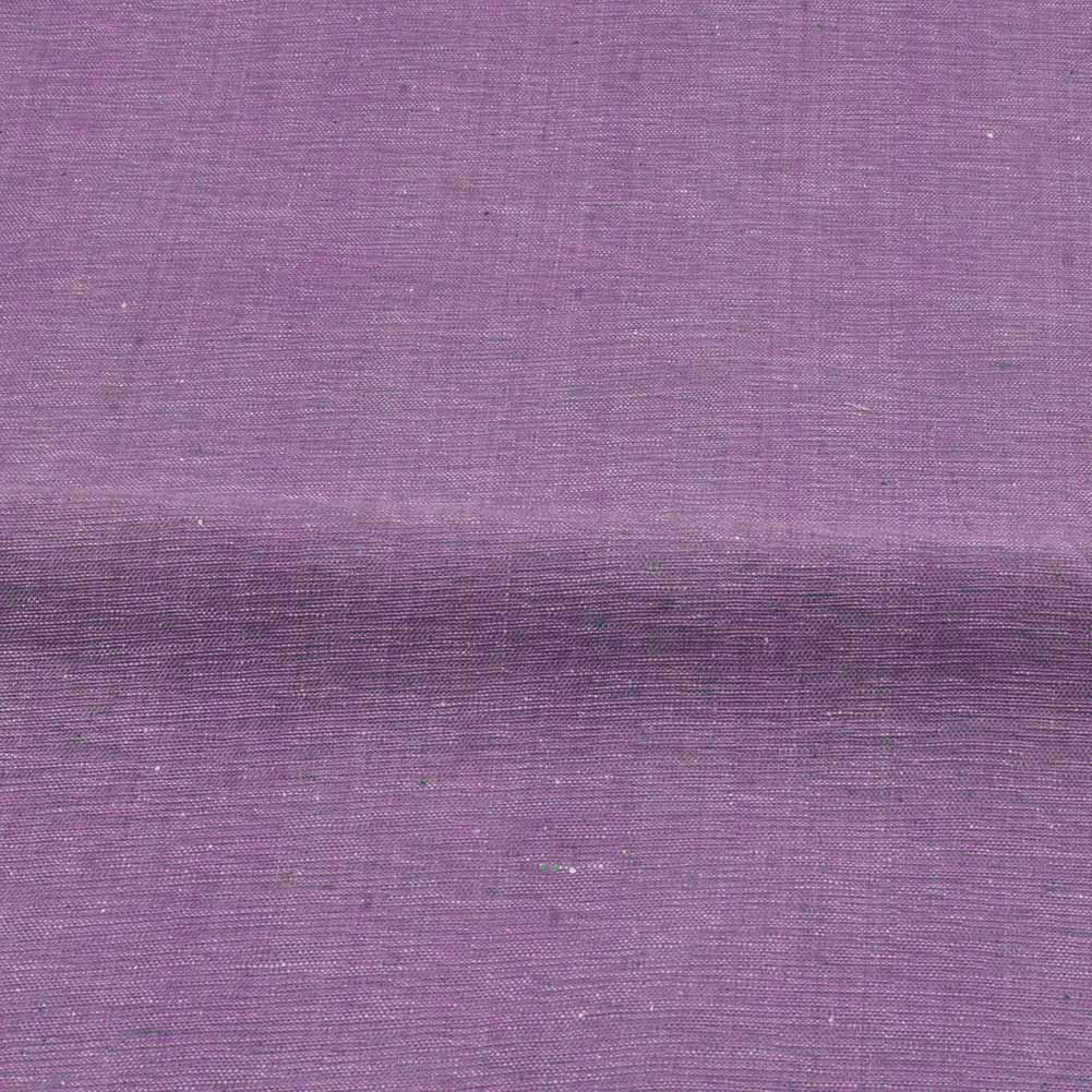 CHAMBRAY PURPLE KHADI COTTON 158 GSM HANDWOVEN FABRIC MT19