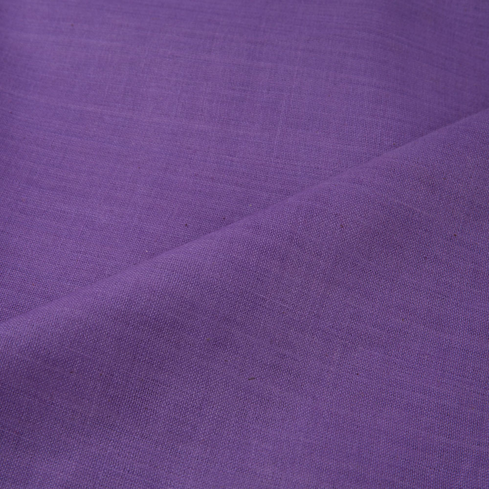 PLAIN PURPLE PURE COTTON 114 GSM HANDWOVEN FABRIC