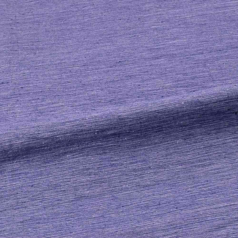 Chambray Lavendar Khadi Cotton 158 GSM Handwoven Fabric