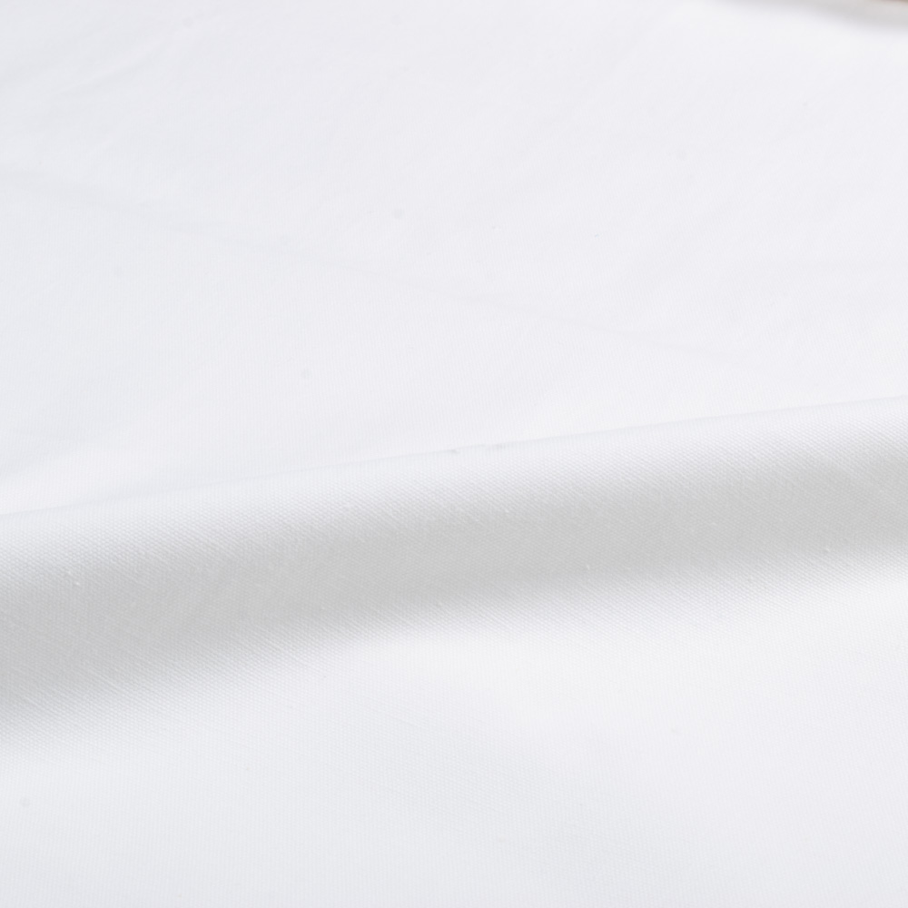 Plain White Pure Cotton 190 GSM Fabric - Bleached and Dyeable 35 Inch Width