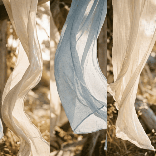 Breathable hemp and linen fabrics for summer clothing