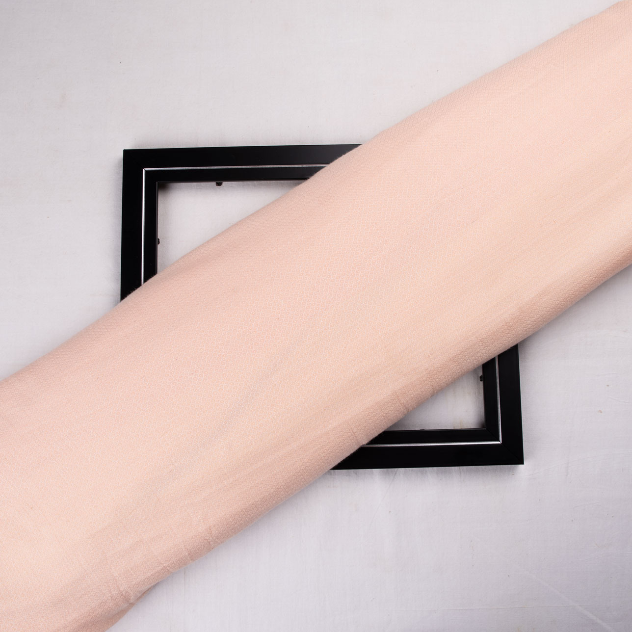 Peach Jacquard Mercerised Cotton 116 GSM Fabric
