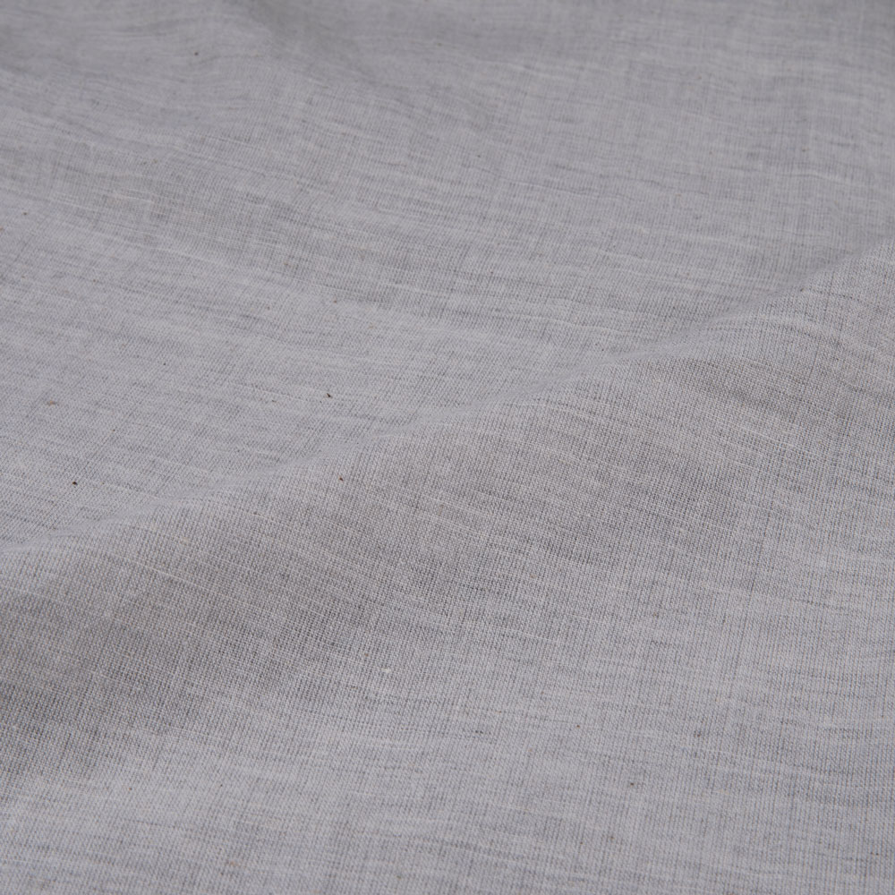 MELANGE GREY PURE COTTON 90 GSM HANDWOVEN FABRIC