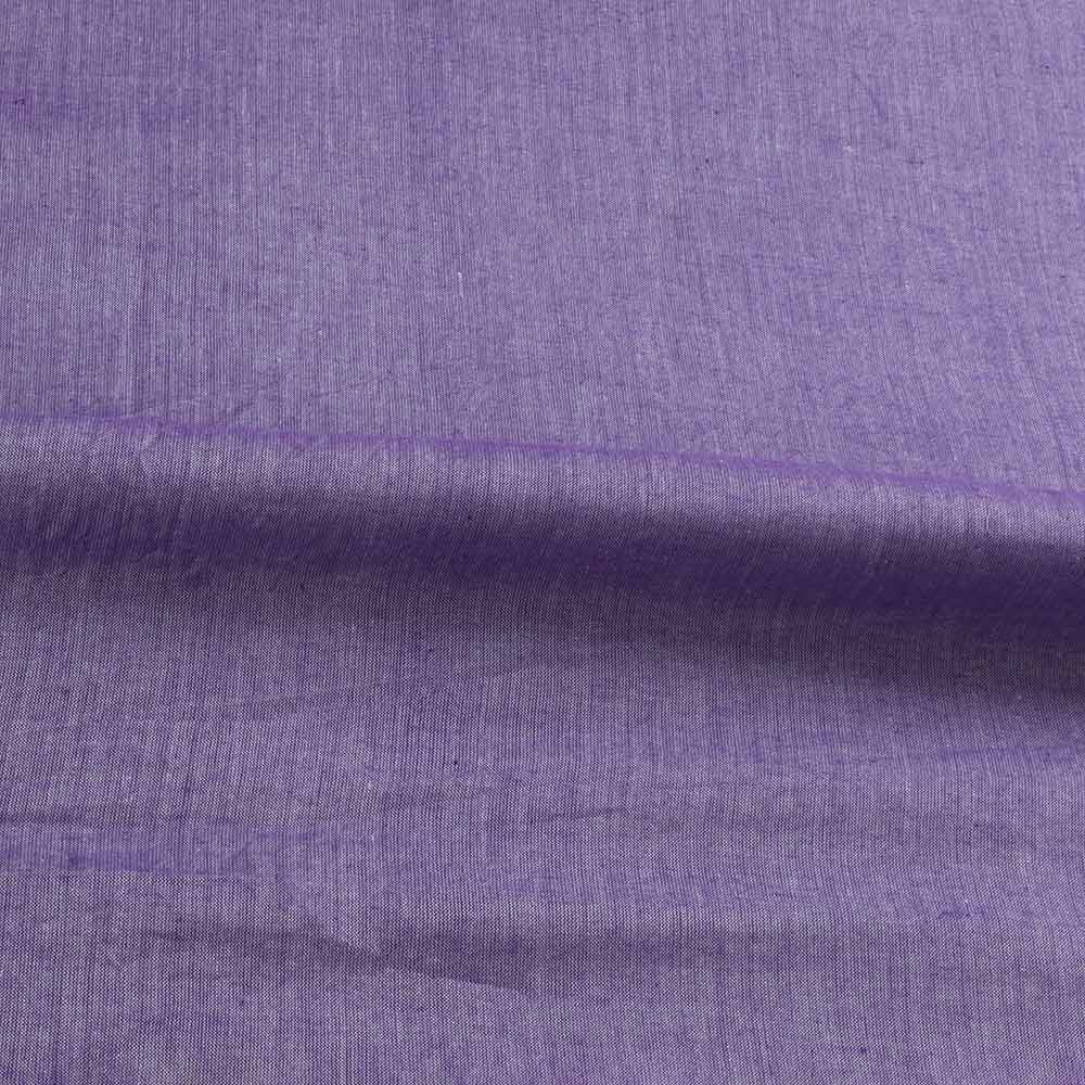 PLAIN PURPLE PURE COTTON 74 GSM HANDWOVEN FABRIC 27