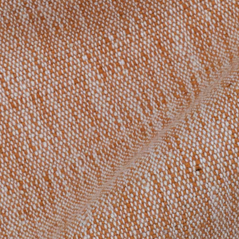 Chambray Brown Khadi Cotton 215 GSM Handwoven Fabric