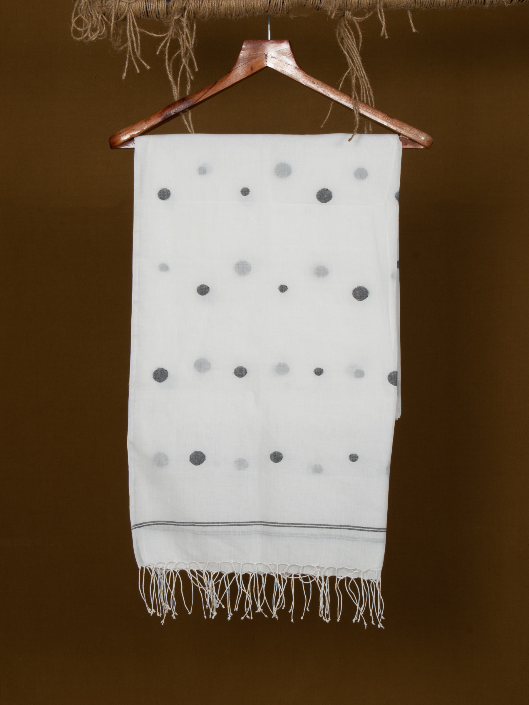 Handmade Pure Handspun Jamdani |Cotton Scarves 16