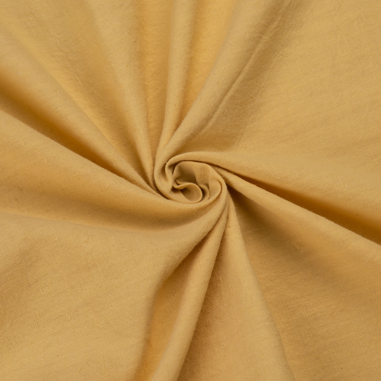 PLAIN DARK YELLOW NATURAL MARIGOLD, PALASH, MALLOTUS DYED 115 GSM COTTON FABRIC