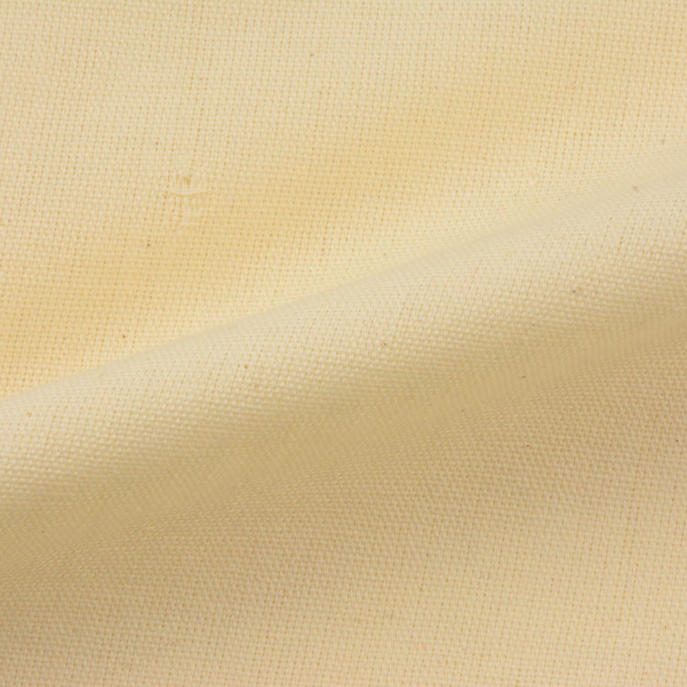 Plain Yellow Khadi 122 GSM Fabric - Handspun & Handwoven H18