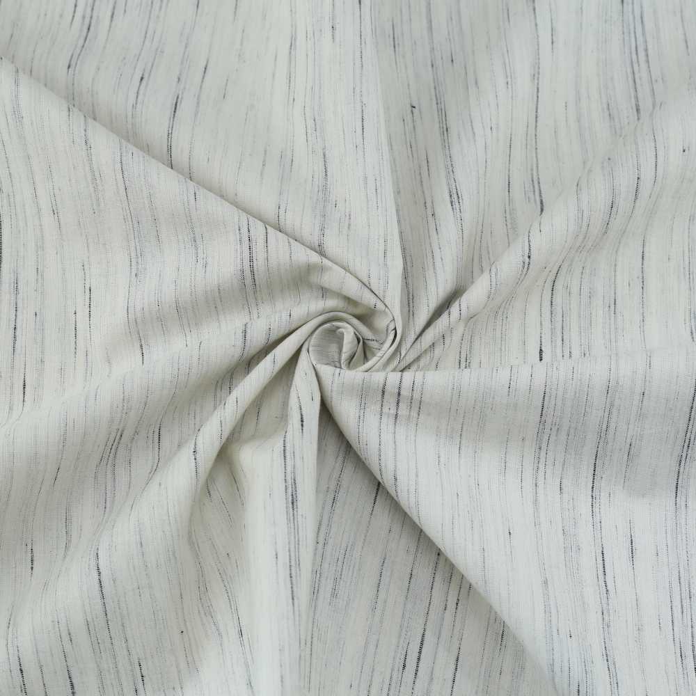 Handspun Cotton Khadi 105 GSM Fabric | Design-Stripes F