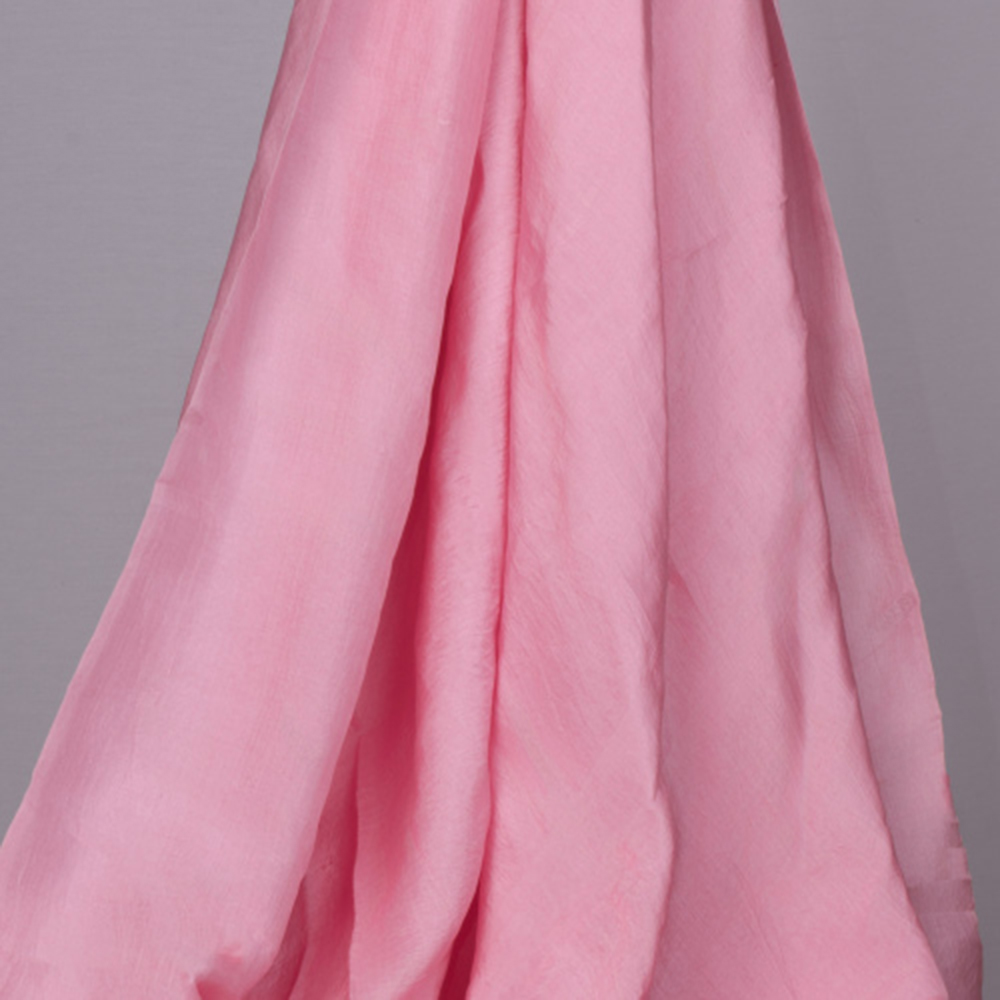 Plain Natural Pure Mulberry Silk 54 GSM Handwoven Fabric