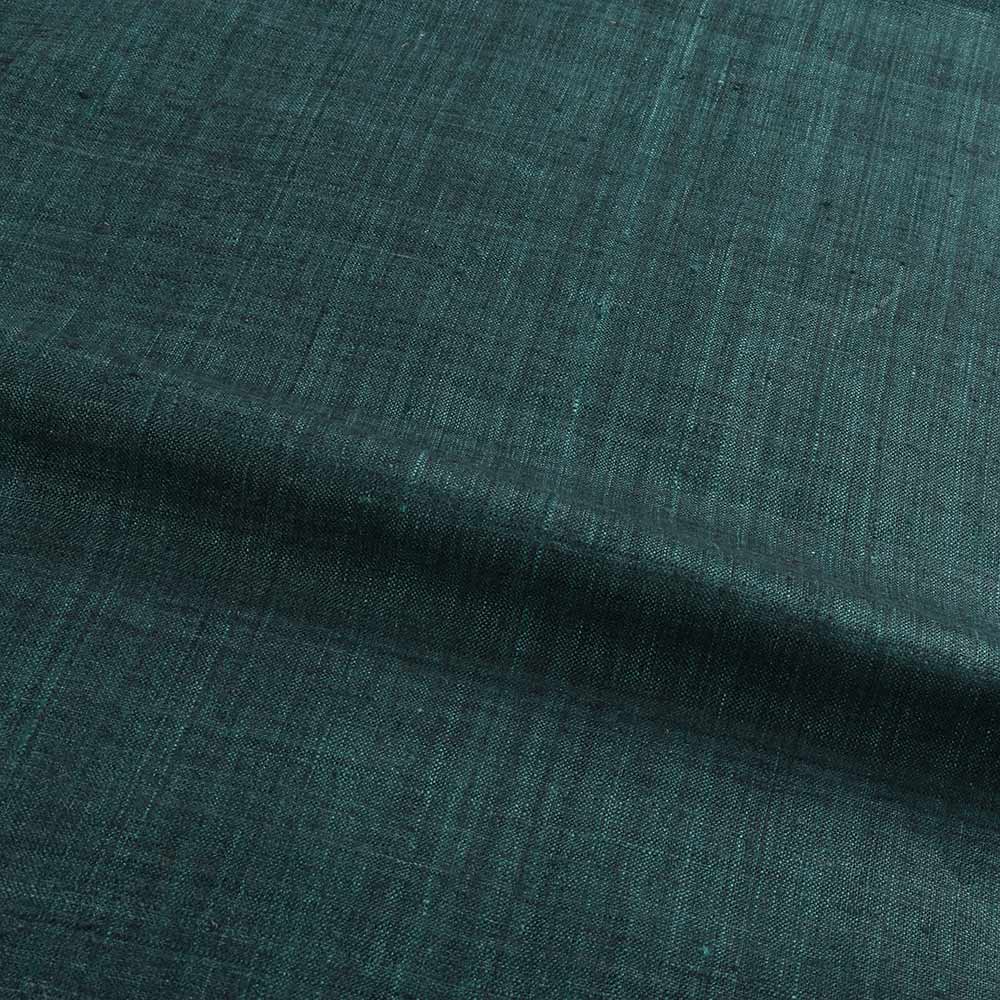 Plain Teal Pure Matka 110 GSM Handwoven Fabric